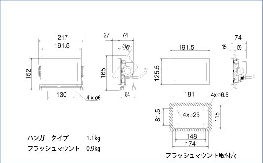 GP-1871F 寸法