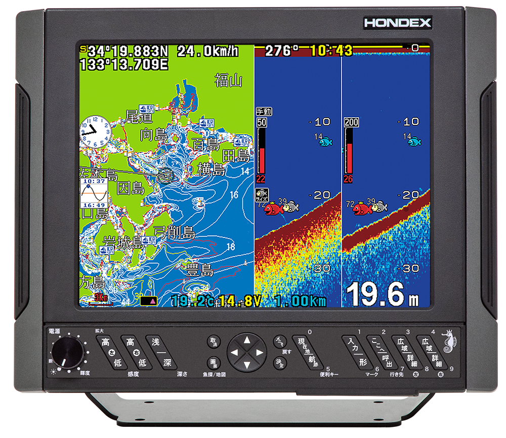 HE-100S GPS魚探 | ホンデックス 販売店 - ナビテック通販